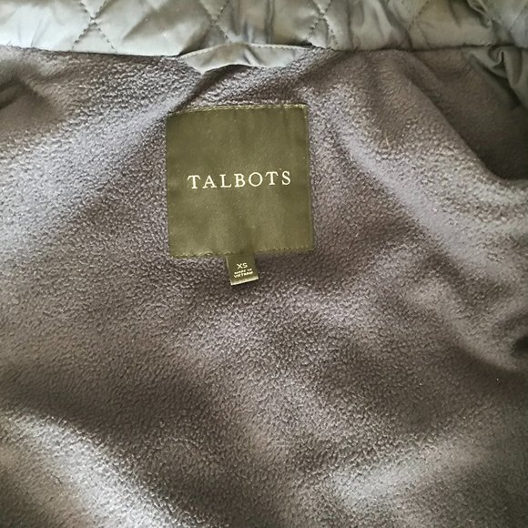 TALBOTS Navy Blue DIAMOND QUILTED Puffer Vest - Picture 6 of 6